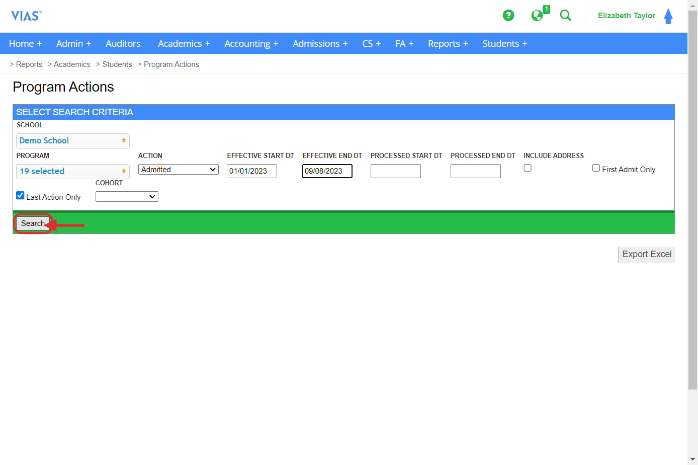 Click on ctl00$ContentPlaceHolder1$btnSearch